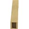 Ekena Millwork 5-inch W x 16-inch D x 22-inch H Westlake Rough Cedar Woodgrain TimberThane Knee Brace, Primed BRCUR05X16X22WTLRCPR - alternate 5